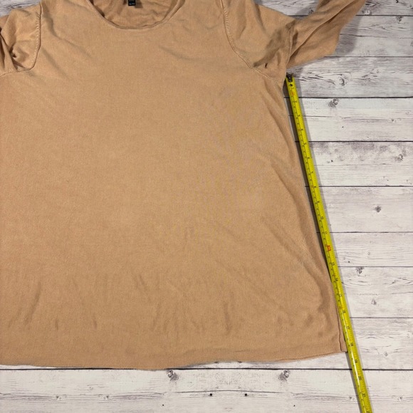 EILEEN FISHER Peach Textured Knit Long Sleeve Sweater Tunic Top XL TG - Picture 12 of 16